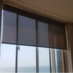 sliding door roller blind